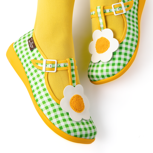 Hot Chocolate Design Bloom Mary Jane Flat Shoes