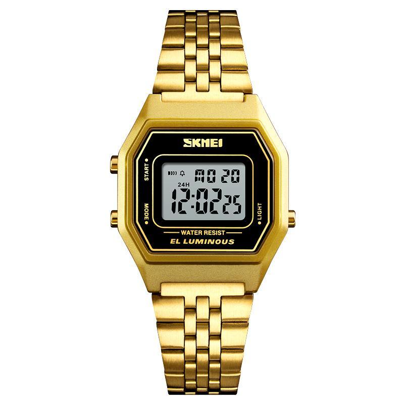New Digital Men Luxury Retro Men's Sport Wristwatch Fashion Stopwatch Electronic Watches For Mens With Alarm Clock