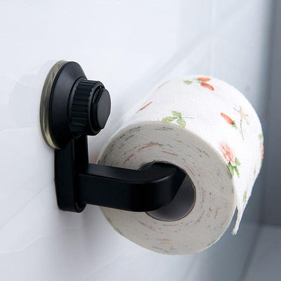 Acrylic Toilet Paper Holder Tissue Rack Wall Mounted Bathroom Kitchen Roll Holder Paper Tissue Rack Hook Modern Black Hanger Toilet Tissue Roll Holders Dispenser And Hangers Wall Mounted For Bathroom Kitchen
