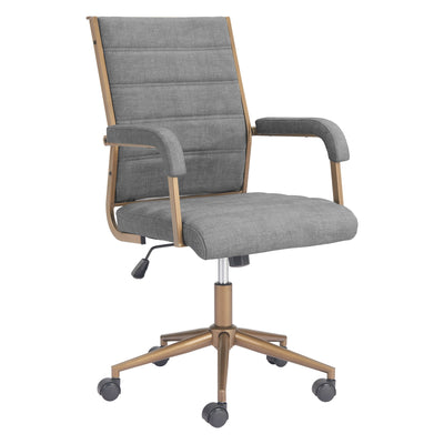 Auction Office Chair Gray