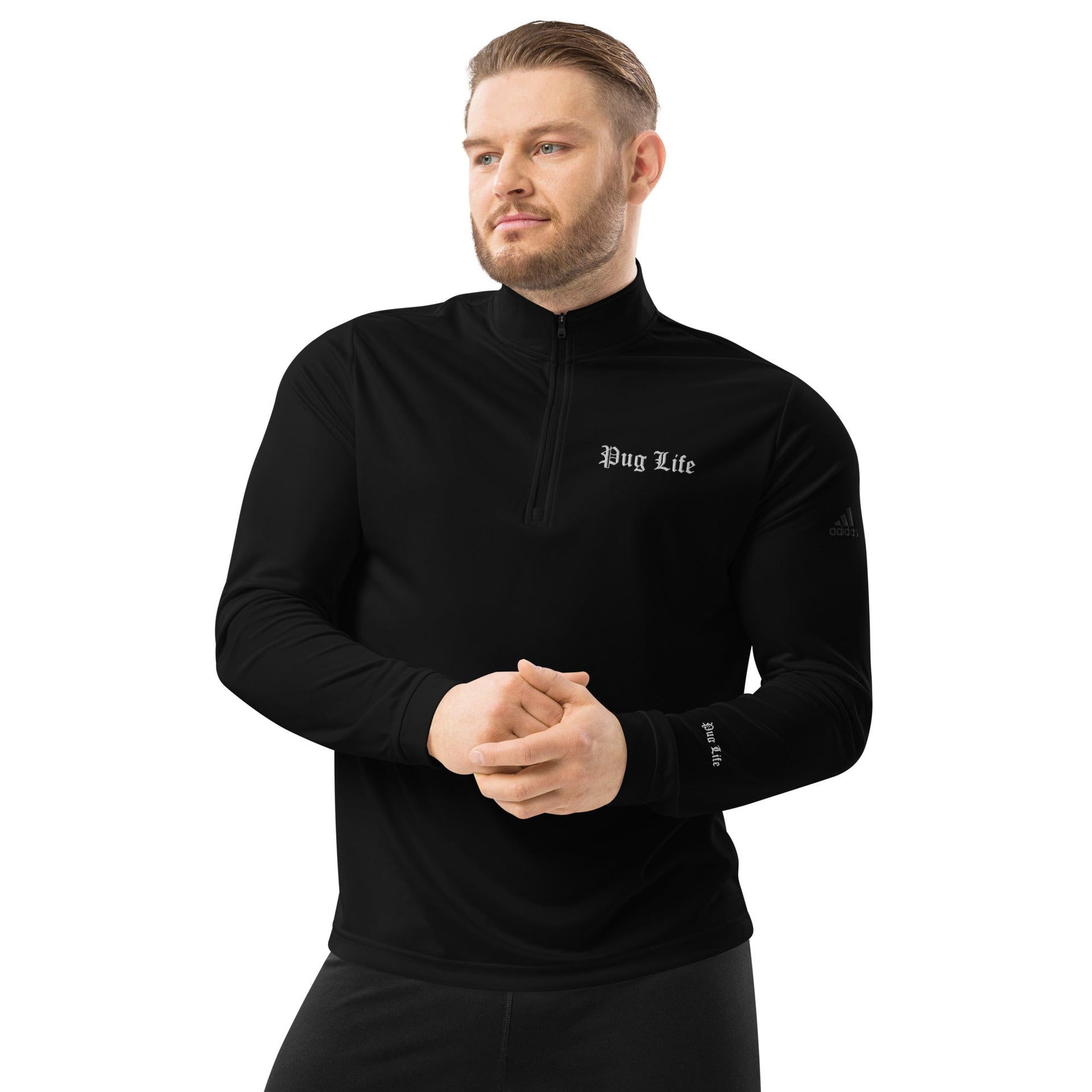 OG Pug Life Quarter zip recycled polyester Adidas pullover