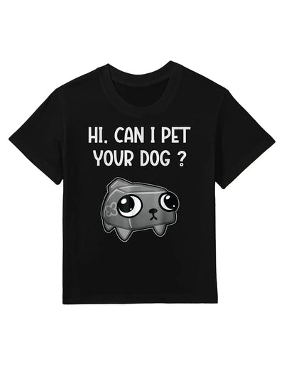 Dandy's World Pebble Can I Pet Your Dog Dandy's World Kids T-Shirt