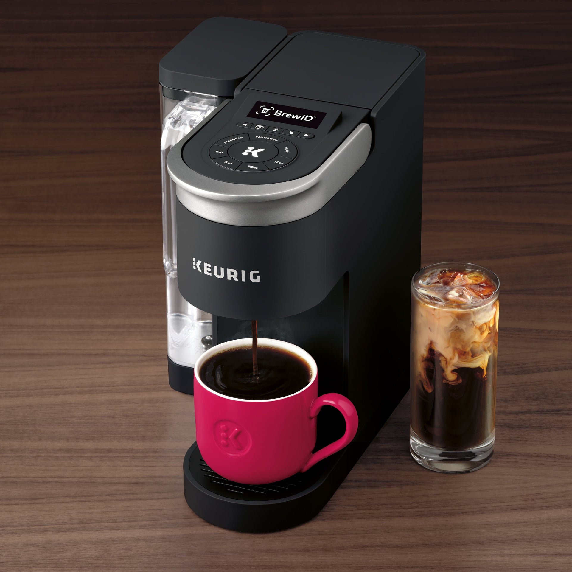 K-Supreme SMART Coffee Maker, Multistream Technology, Brews 6-12Oz Cup Sizes, Black
