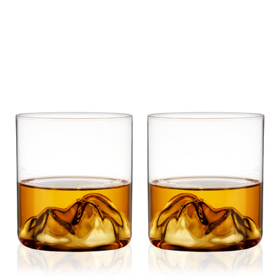Mountain Crystal Tumblers Set of 2