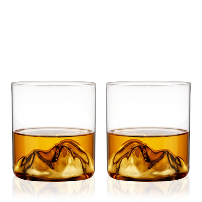 Mountain Crystal Tumblers Set of 2