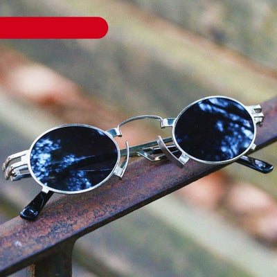 Anti Reflective Retro Eyeglasses Metal Oval Shape Sunglasses For Women & Men Retro Design Sun Glasses For Unisex New Colorful Frames New Popular Design