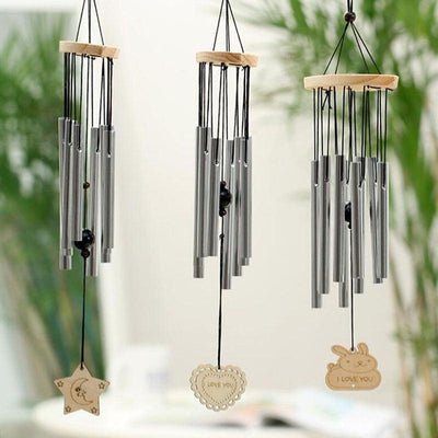 Antique Resonant Tubes Wind Chimes with S Hook Quality Gift For Garden Patio Balcony And Indoor Decor Wind Chime Bells Hanging Living Bed Home Decor Gift Car Outdoor Yard Garden Deco Wind Chimes