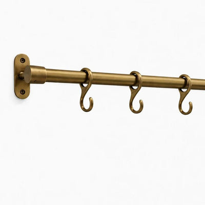 Pot Rail – Antique Brass