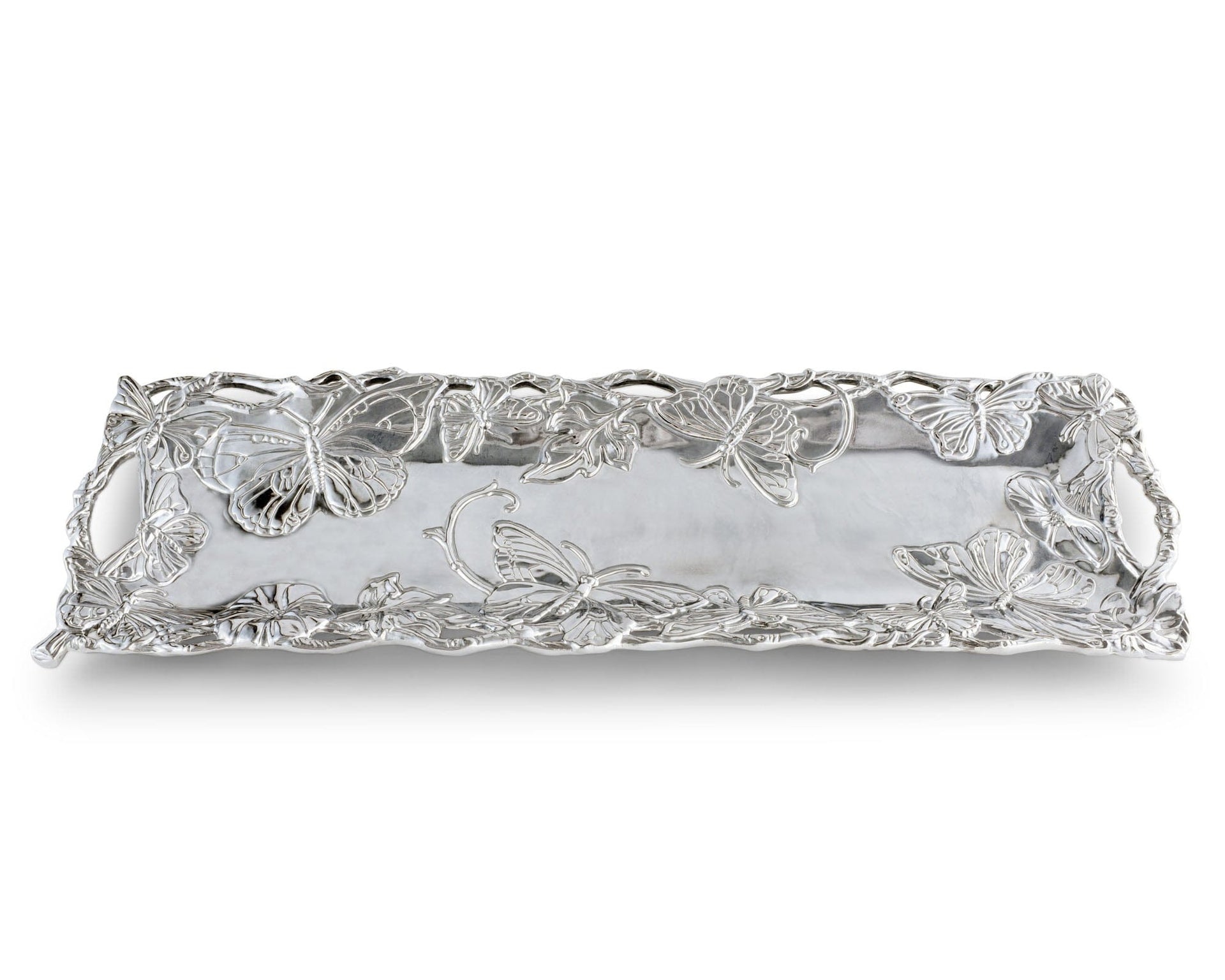 Butterfly - Oblong Tray 18 x 6 by Arthur Court Designs