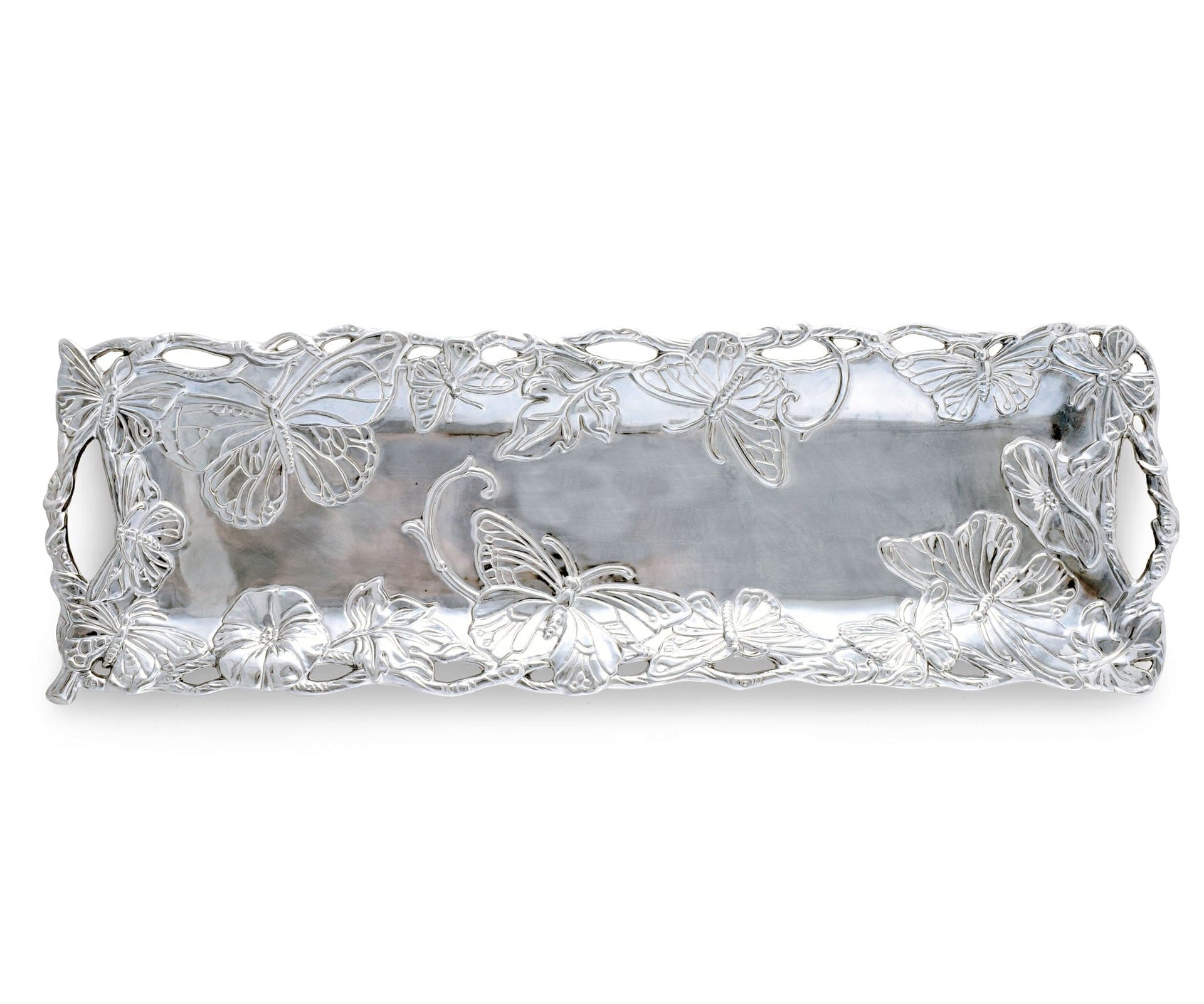 Butterfly - Oblong Tray 18 x 6 by Arthur Court Designs
