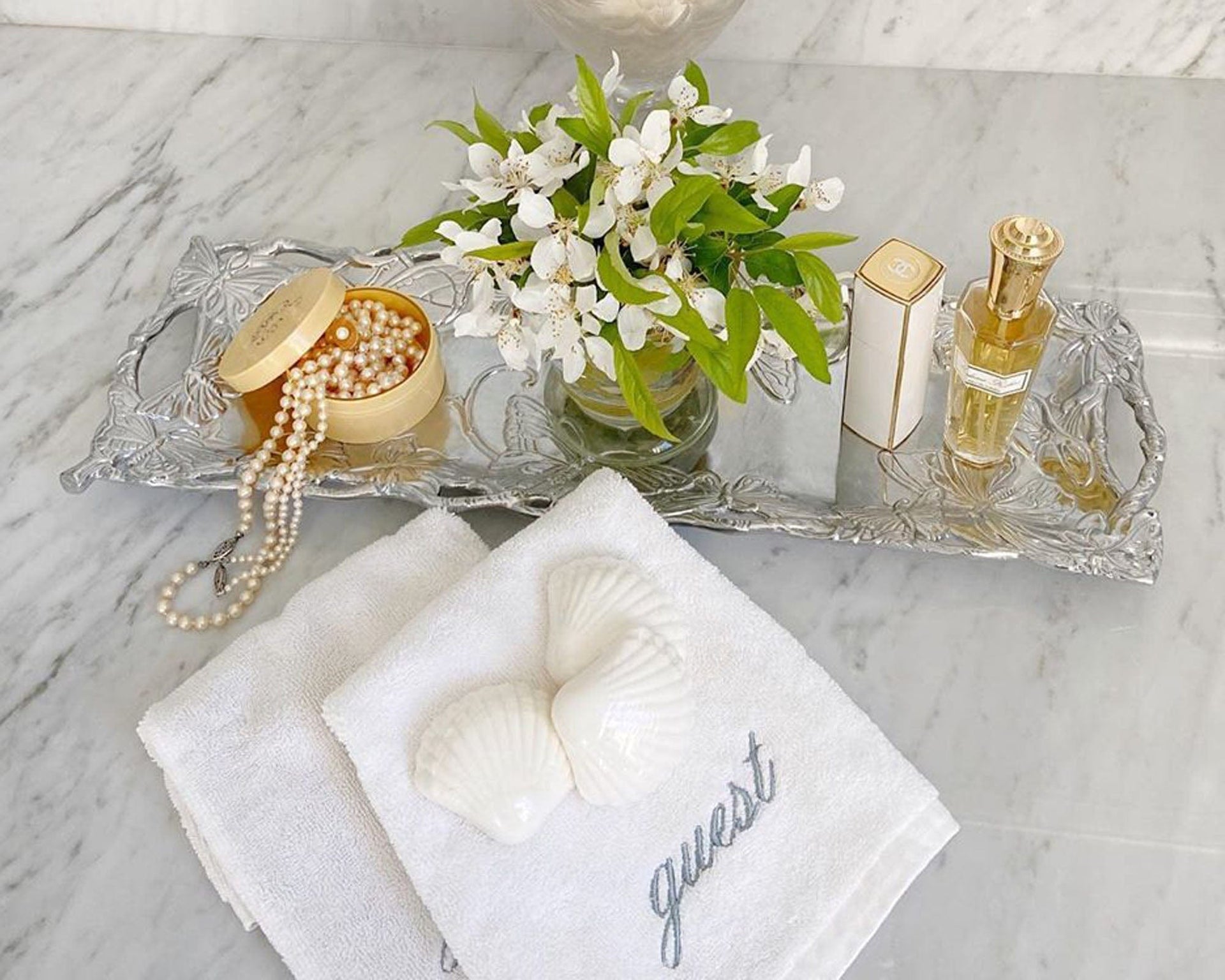 Butterfly - Oblong Tray 18 x 6 by Arthur Court Designs