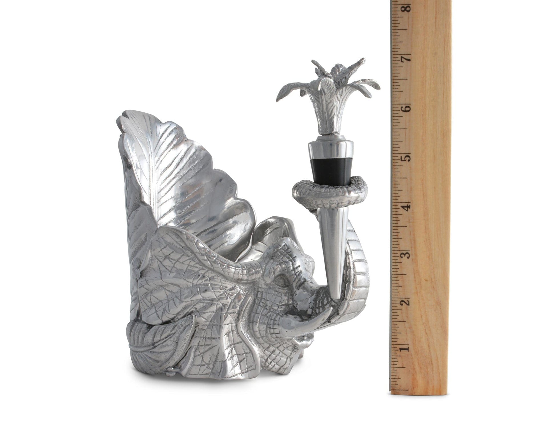 Elephant Wine Coaster and Stopper Set by Arthur Court Designs