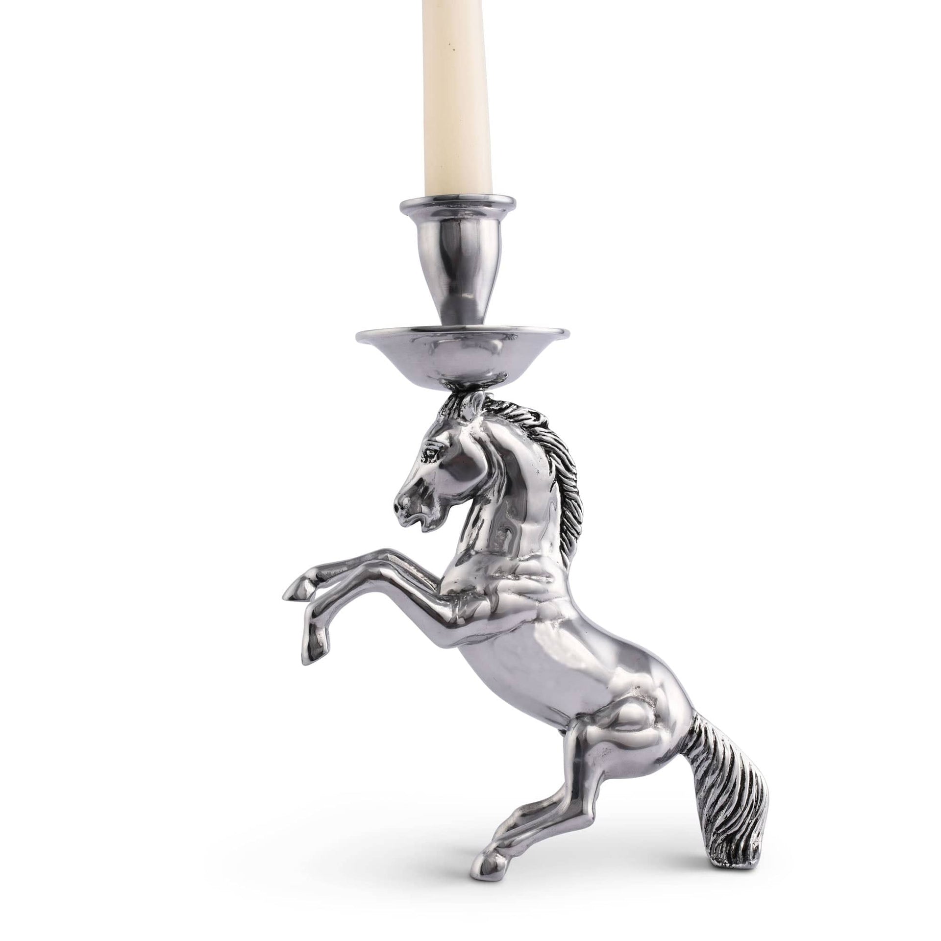 Rearing Horse Candlestick by Arthur Court Designs