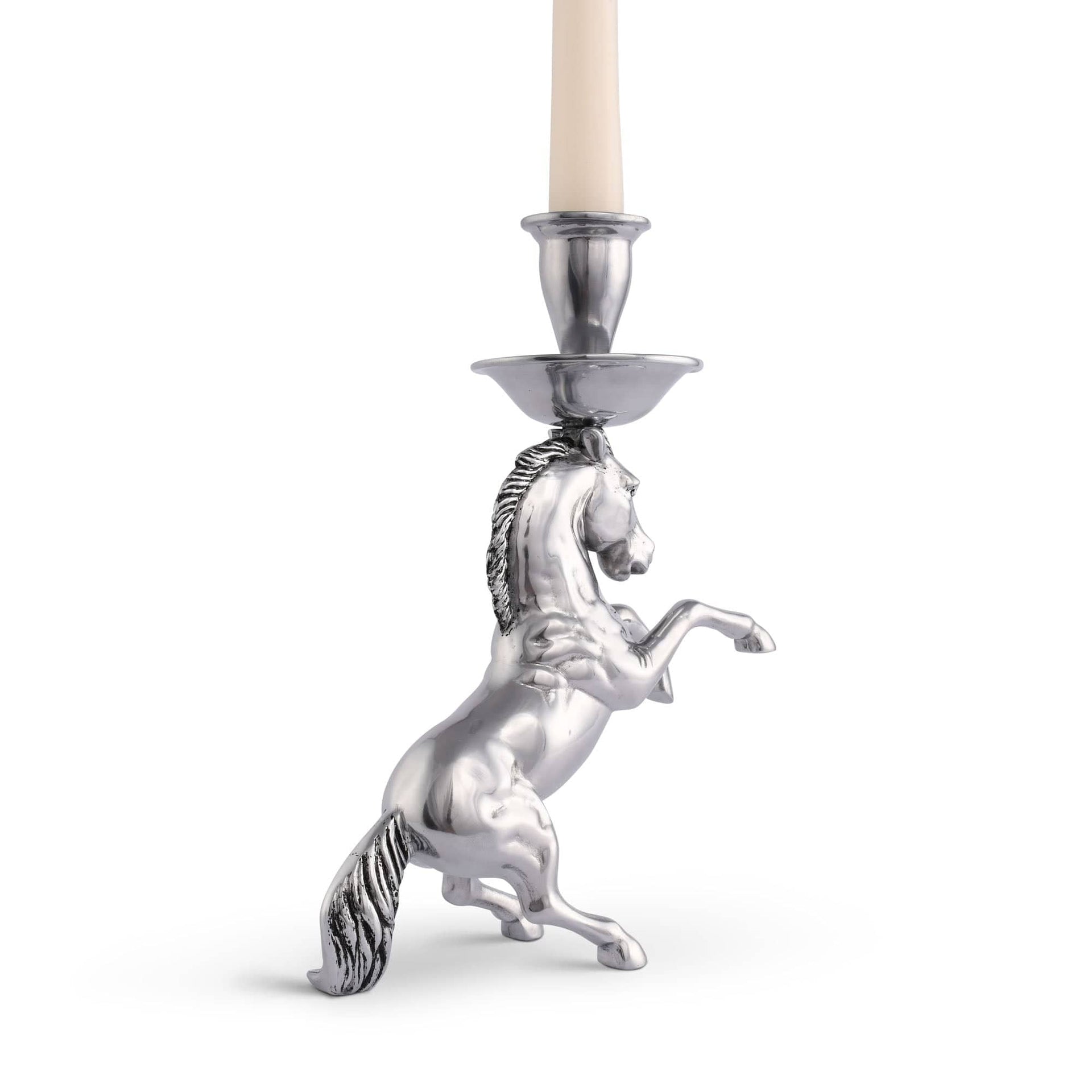 Rearing Horse Candlestick by Arthur Court Designs