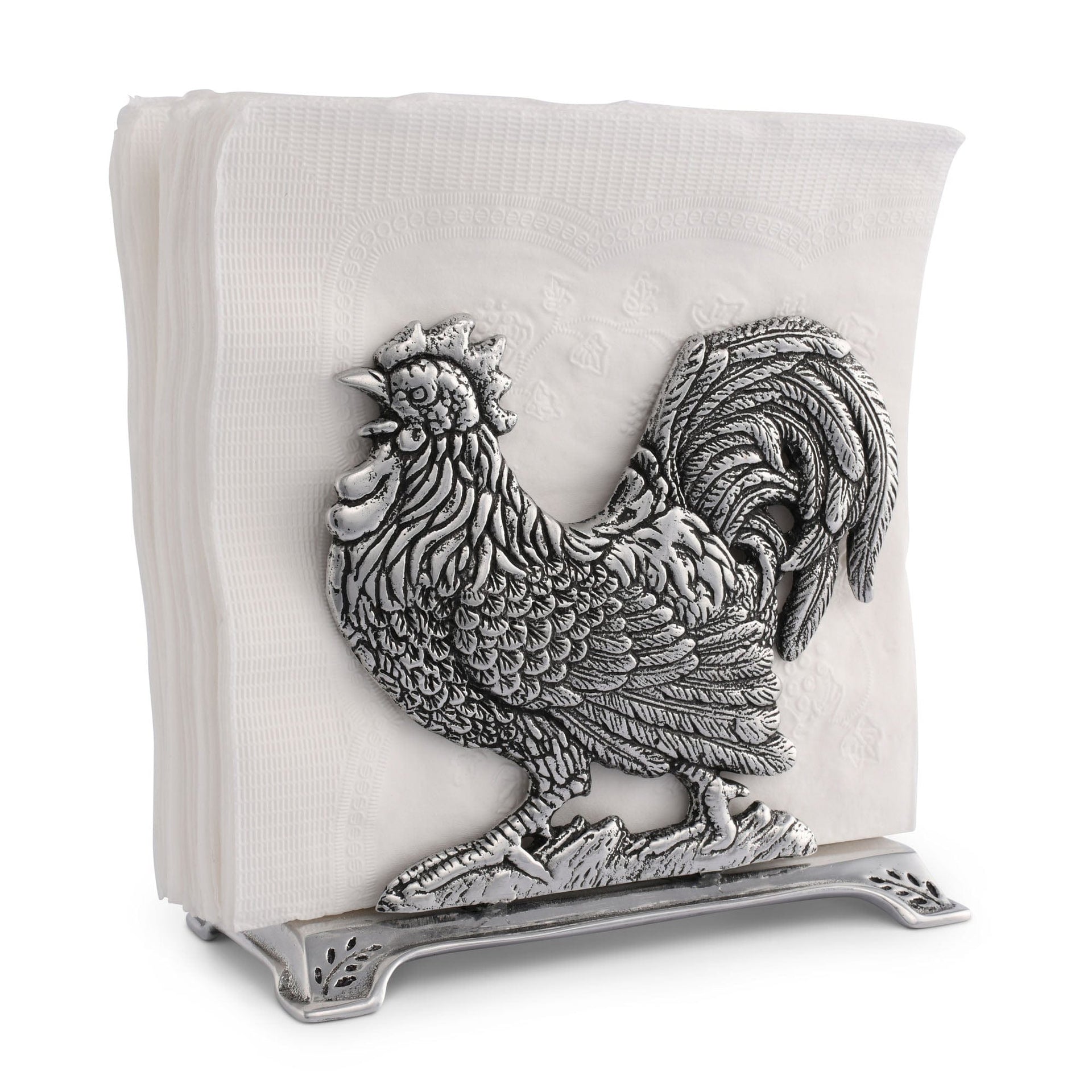 Rooster Upright Napkin Holder by Arthur Court Designs