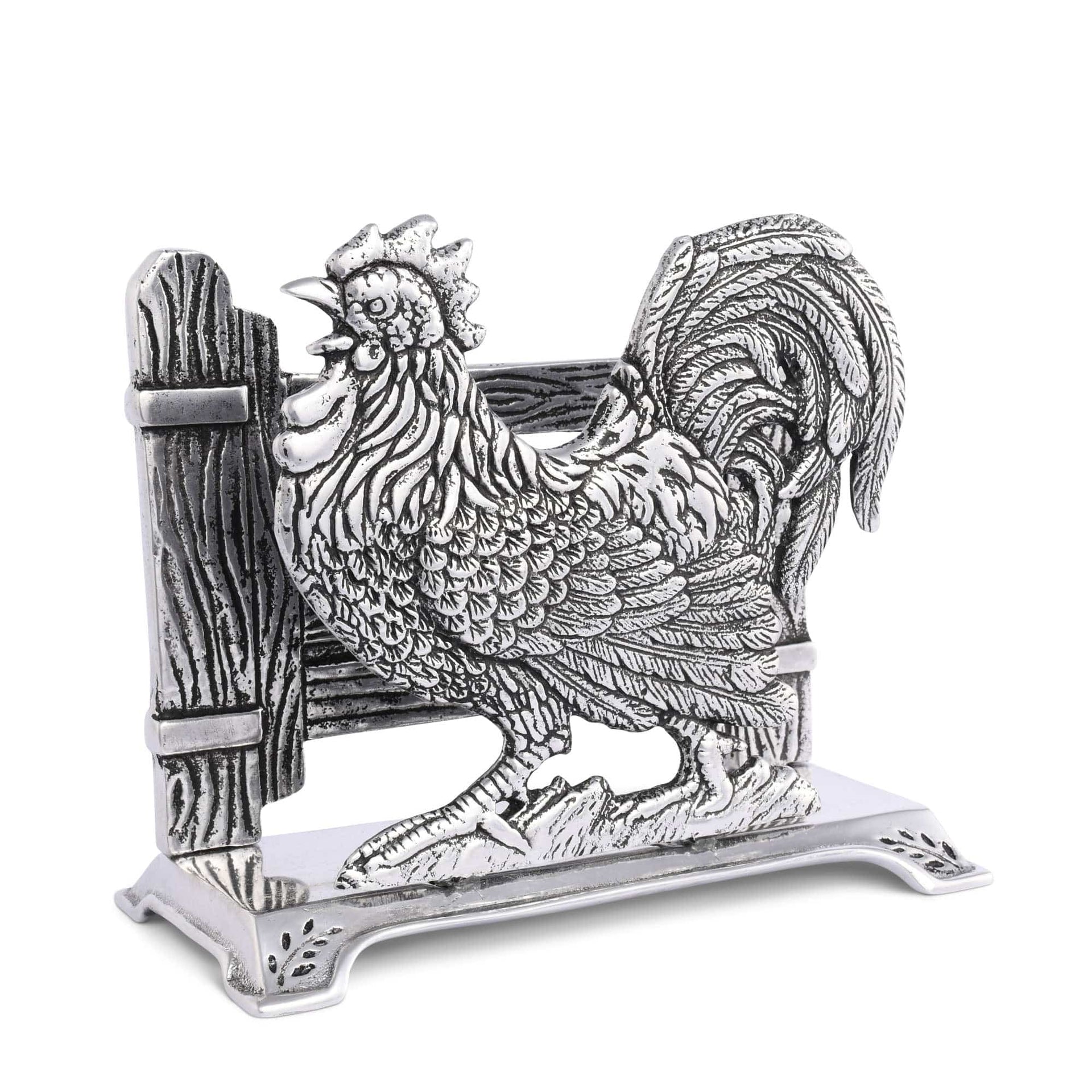 Rooster Upright Napkin Holder by Arthur Court Designs