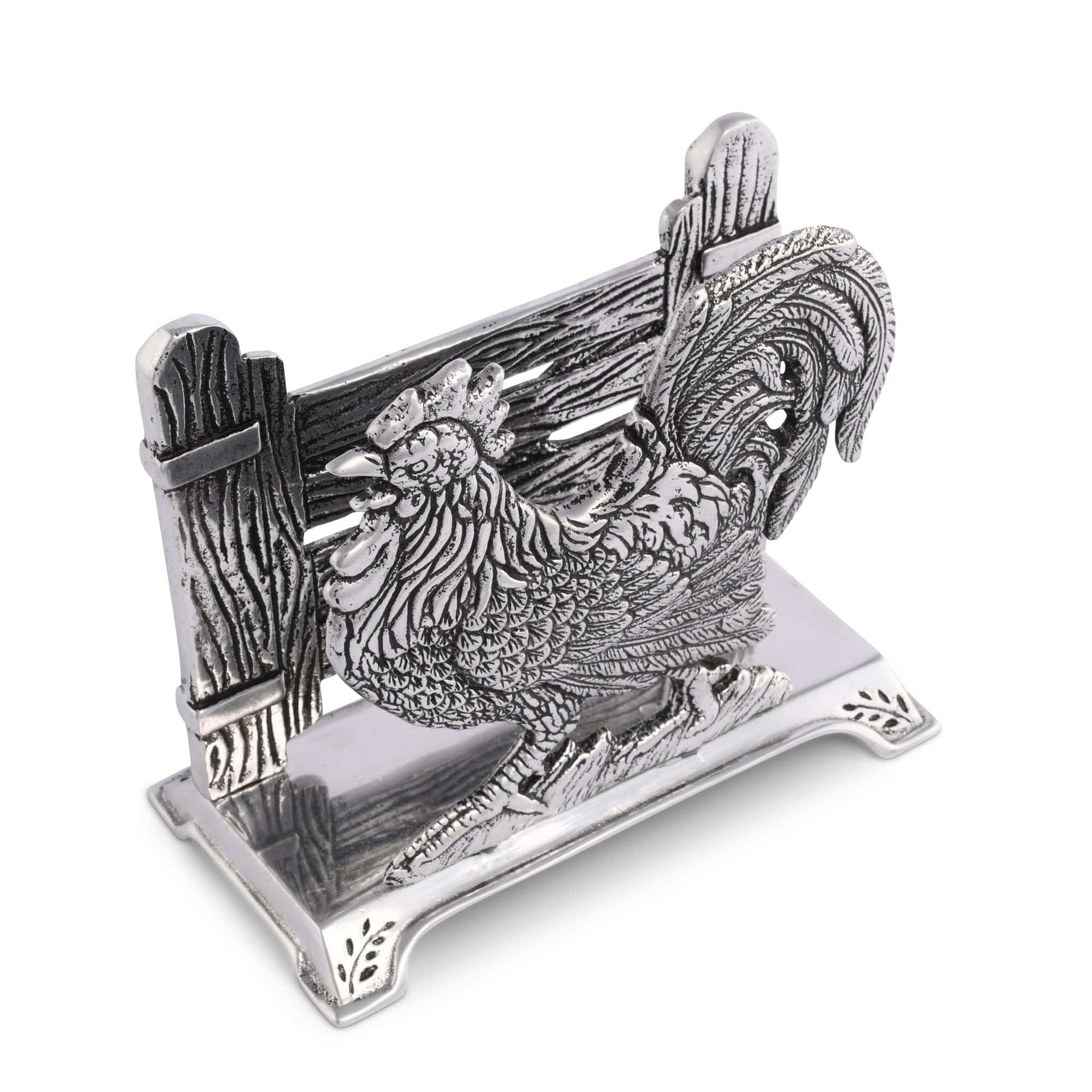 Rooster Upright Napkin Holder by Arthur Court Designs