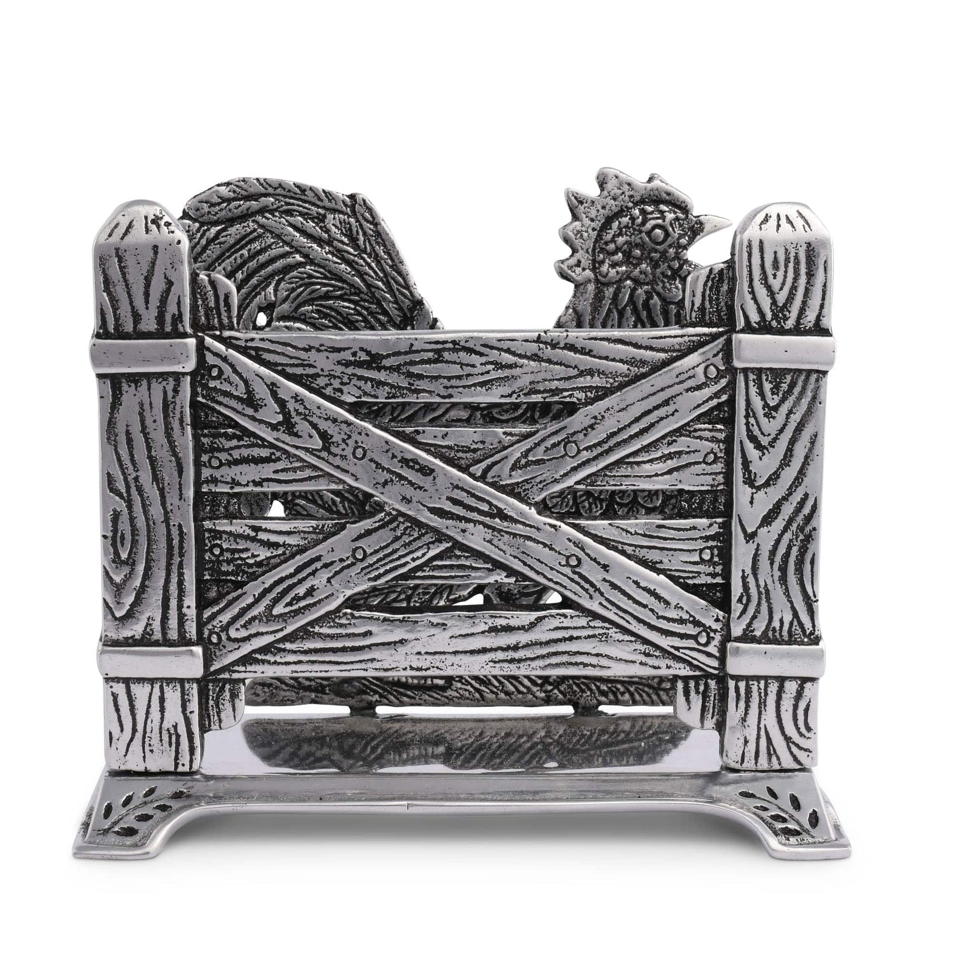 Rooster Upright Napkin Holder by Arthur Court Designs