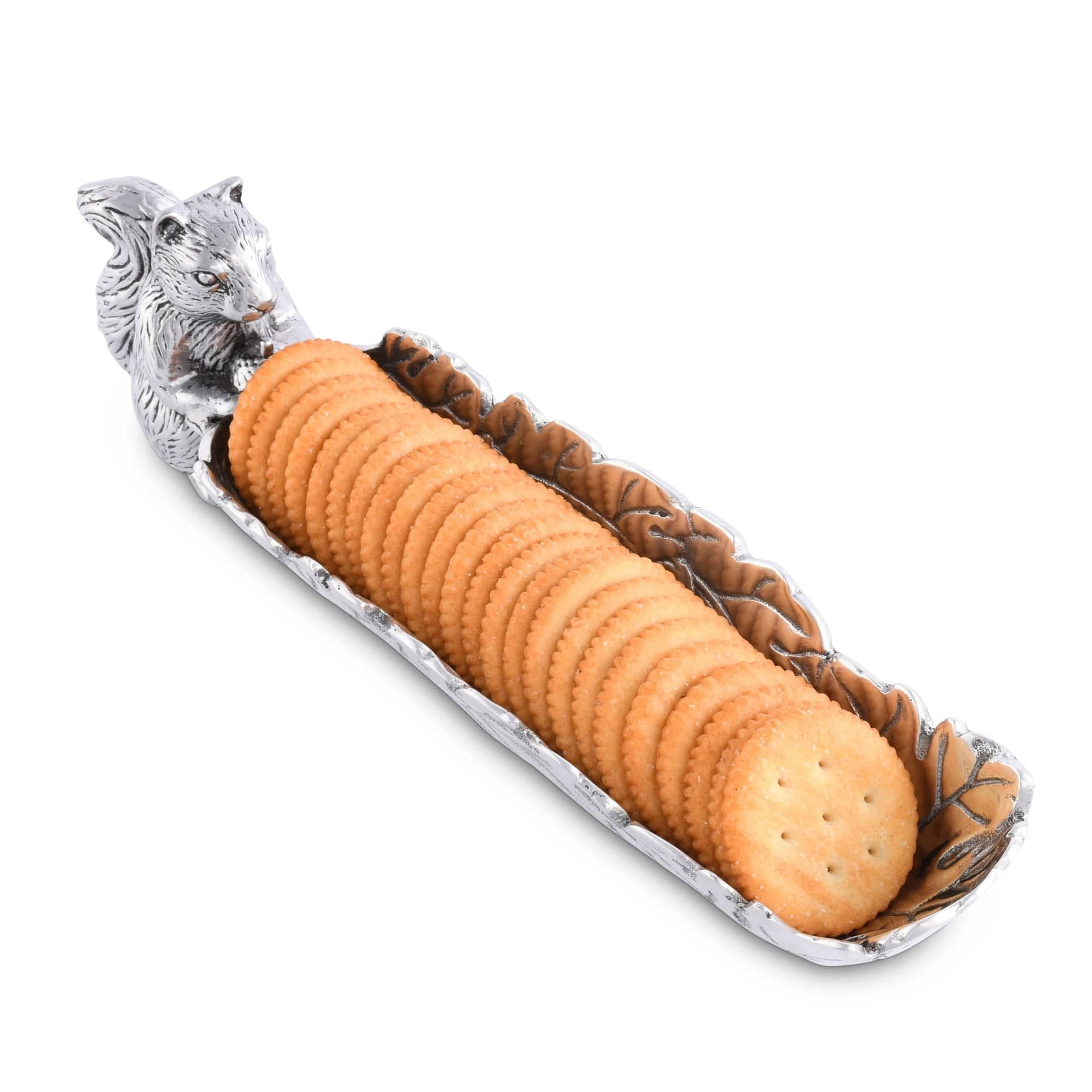 Squirrel Cracker Tray by Arthur Court Designs