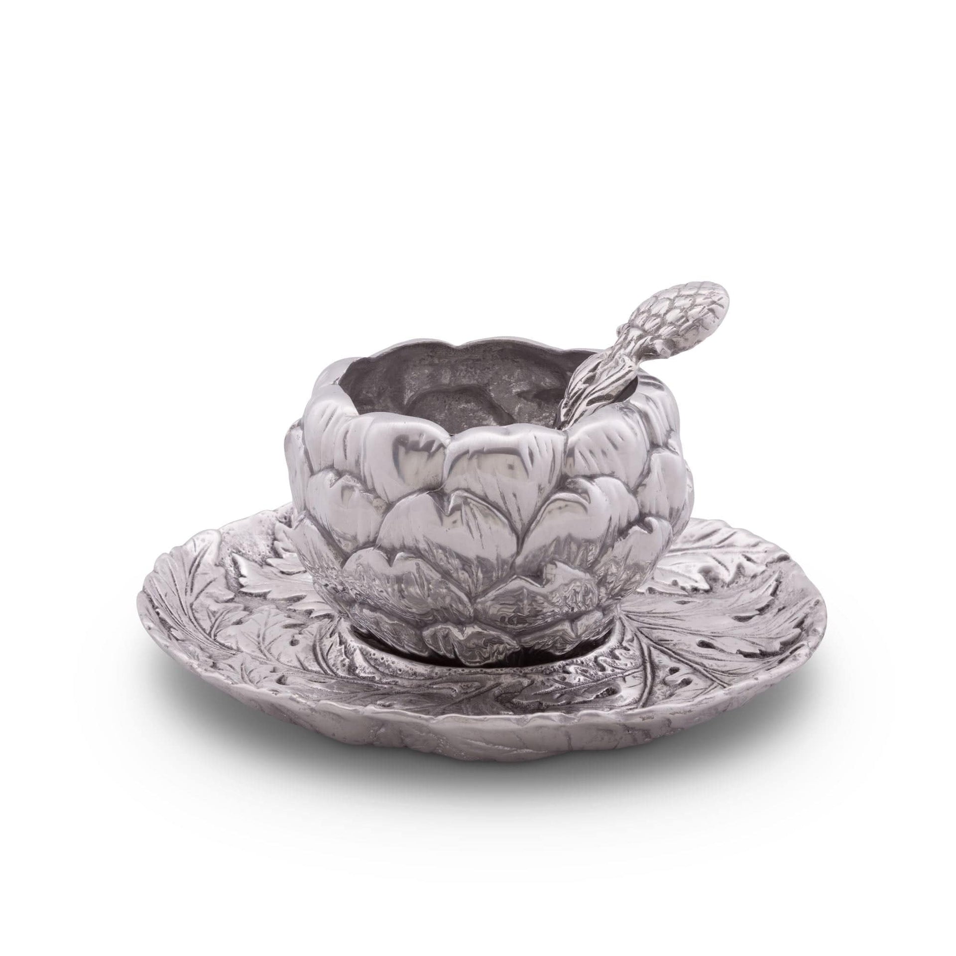 Artichoke Condiment Set 3 piece by Arthur Court Designs