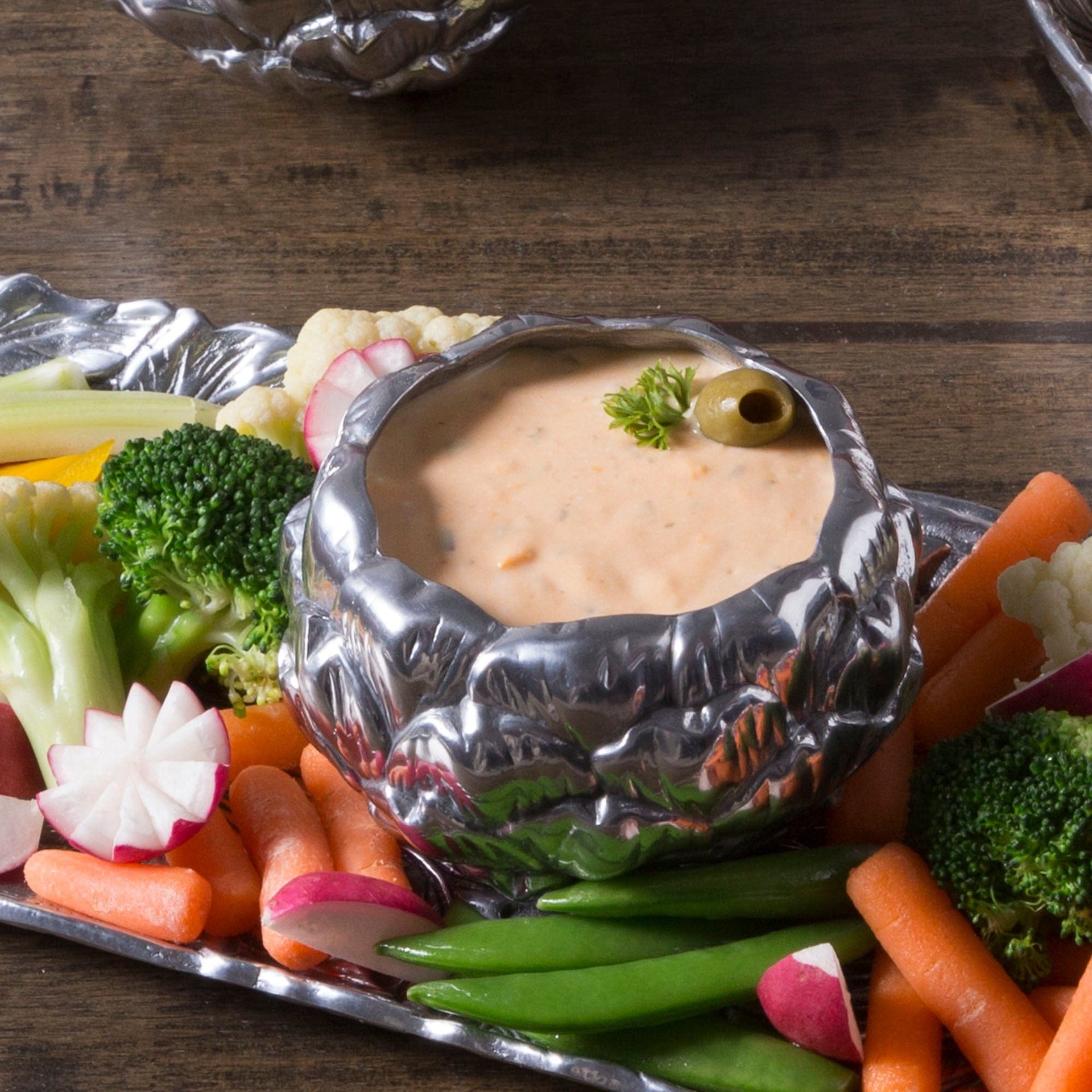 Artichoke Dip Bowl by Arthur Court Designs