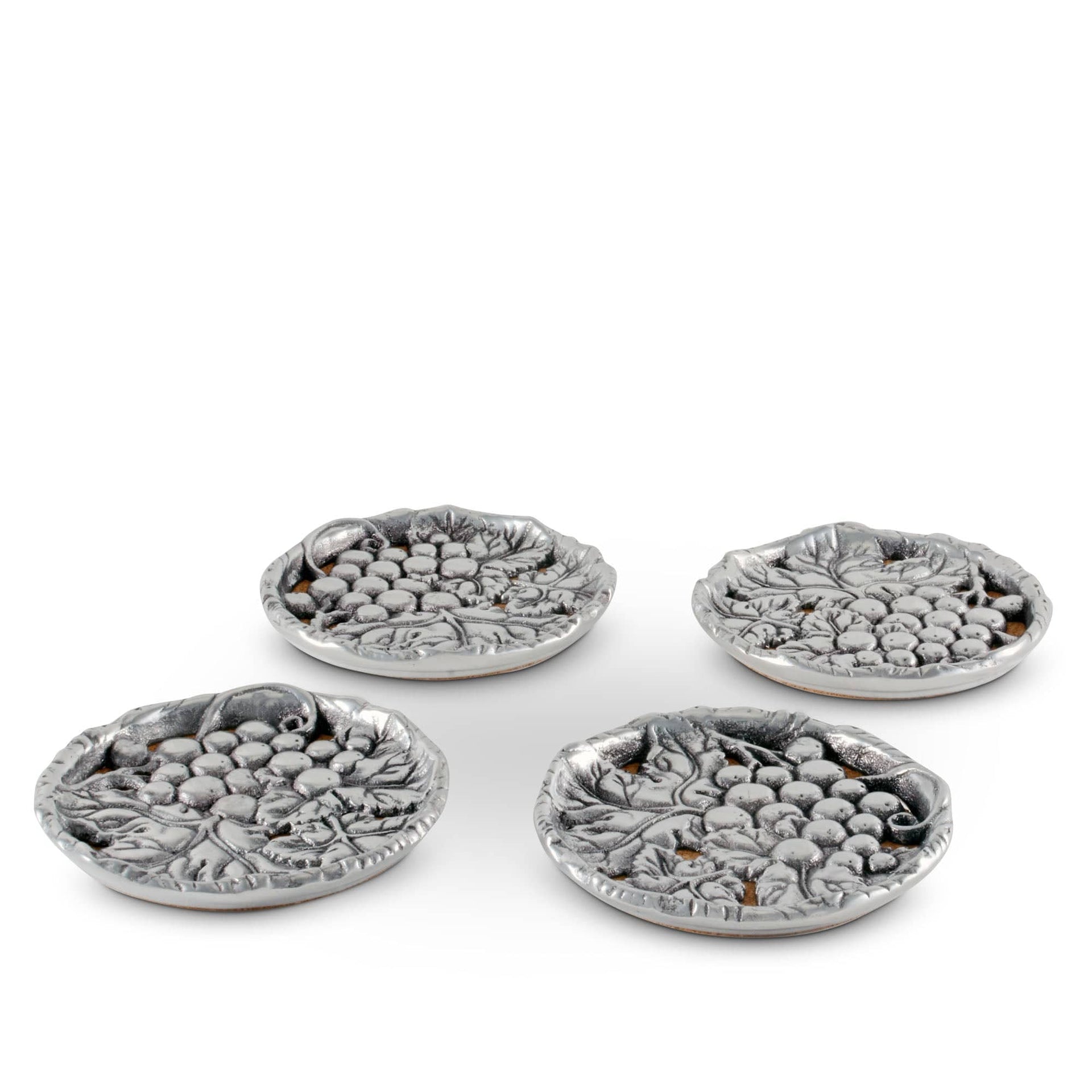 Grape Drink Coaster Set of 4 by Arthur Court Designs - 127G12