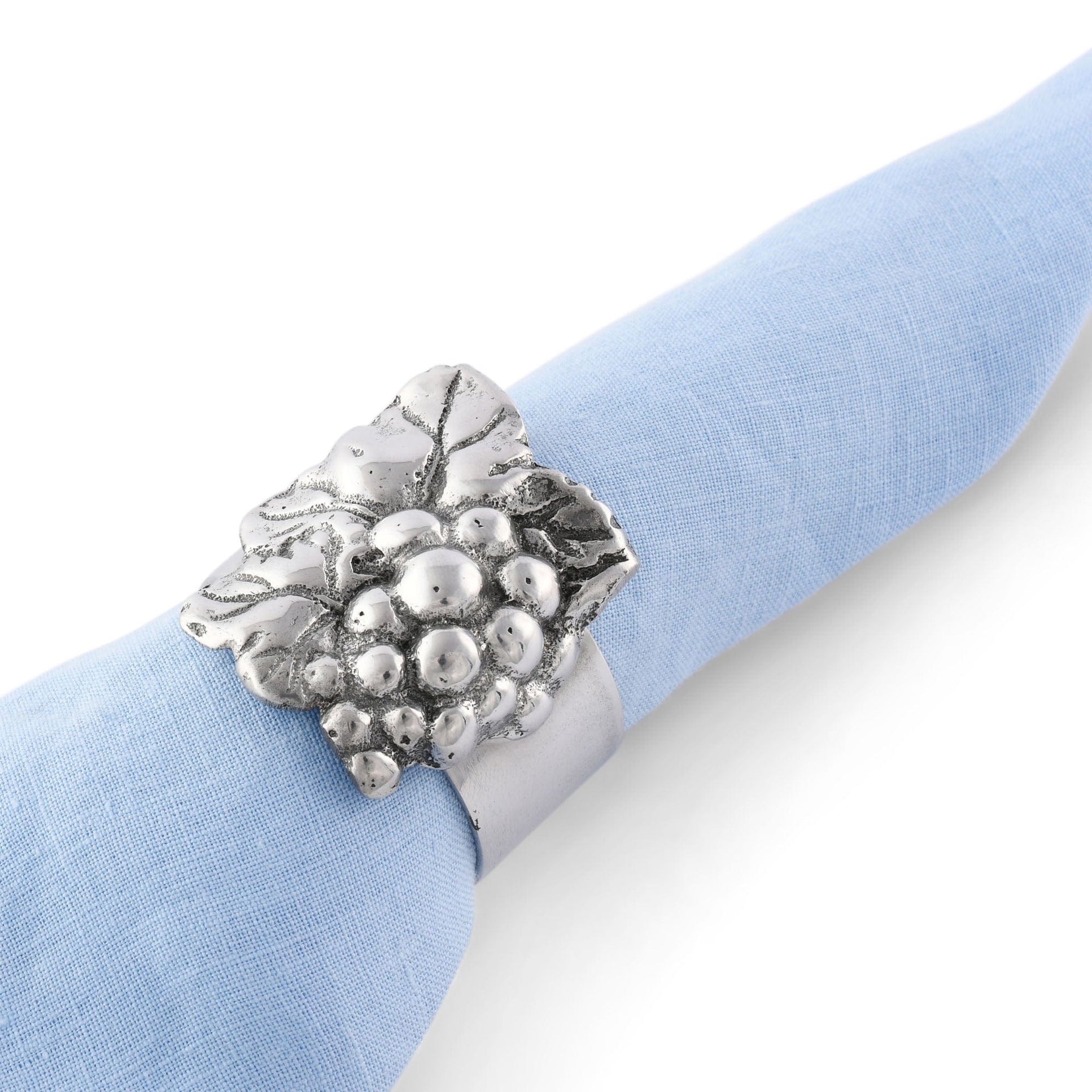 Set of 4 - Grape Napkin Rings by Arthur Court Designs
