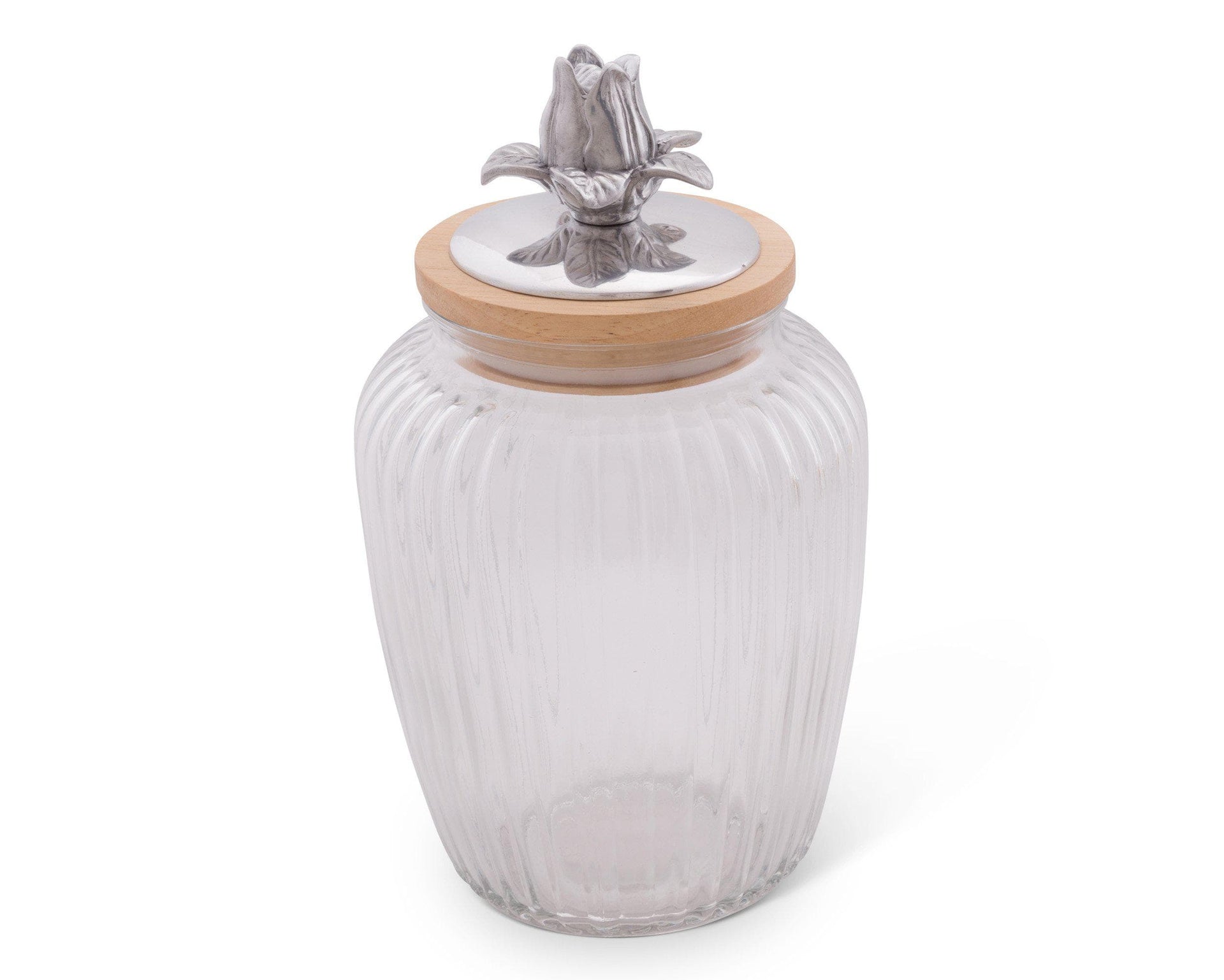 Magnolia Glass Canister by Arthur Court Designs