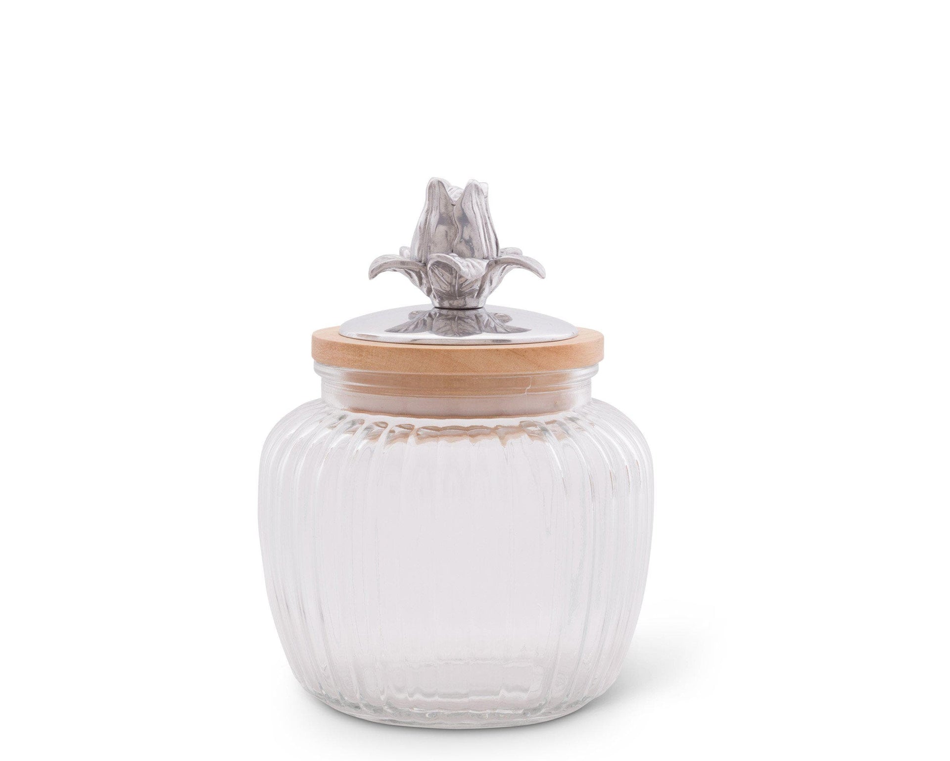 Magnolia Glass Canister by Arthur Court Designs