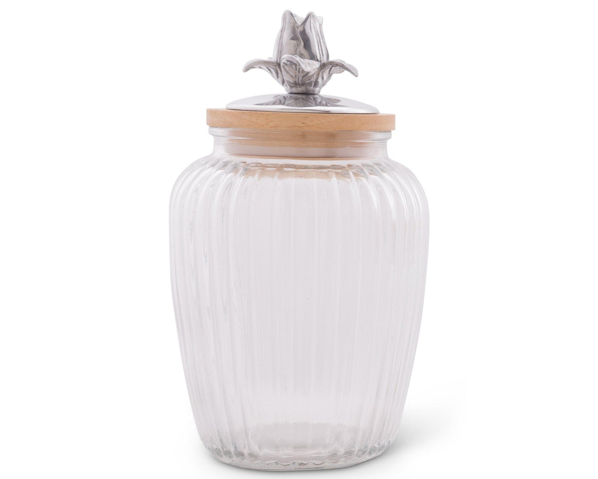 Magnolia Glass Canister by Arthur Court Designs