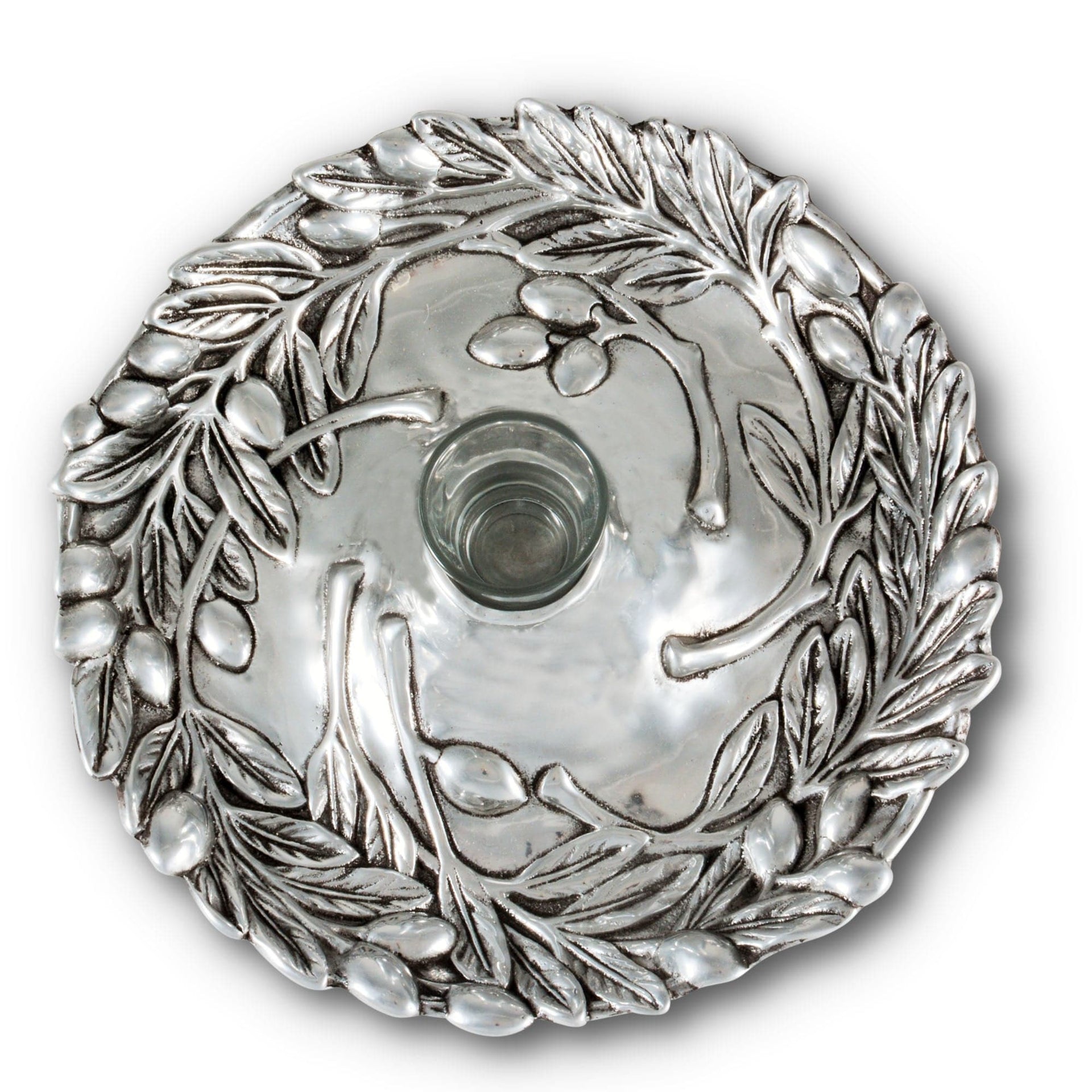 Olive Tidbit tray by Arthur Court Designs