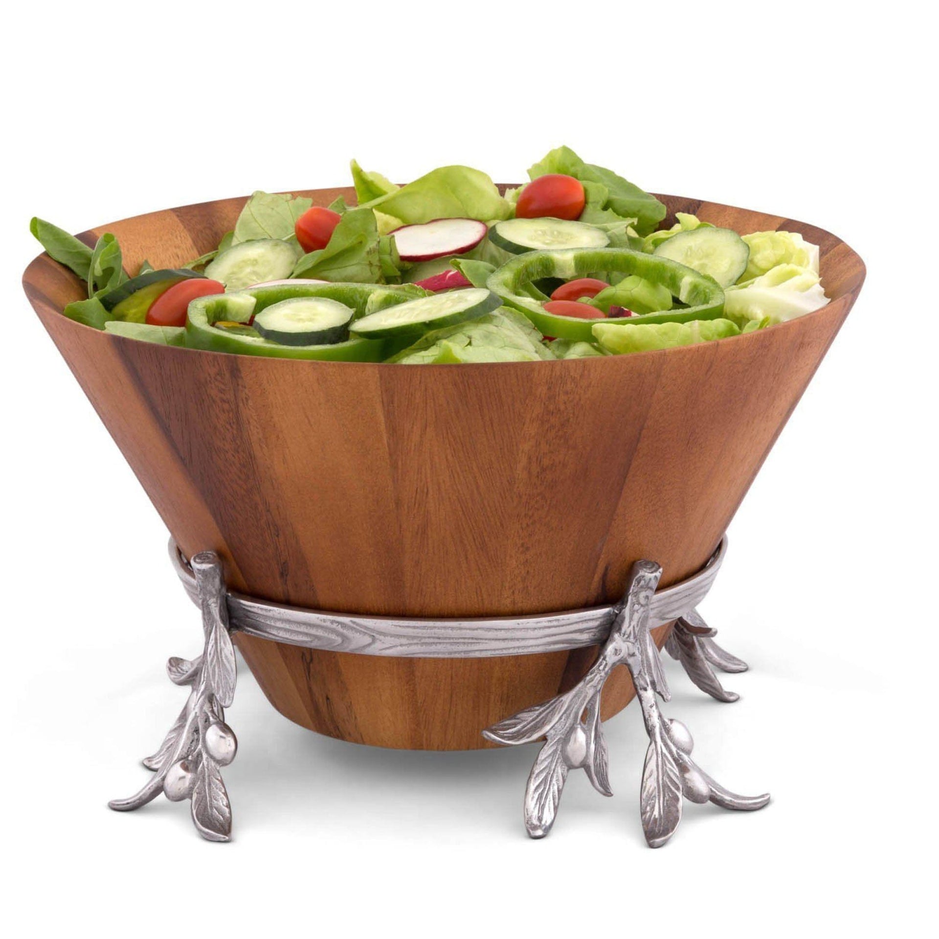 Olive Wood Salad Bowl - Arthur Court