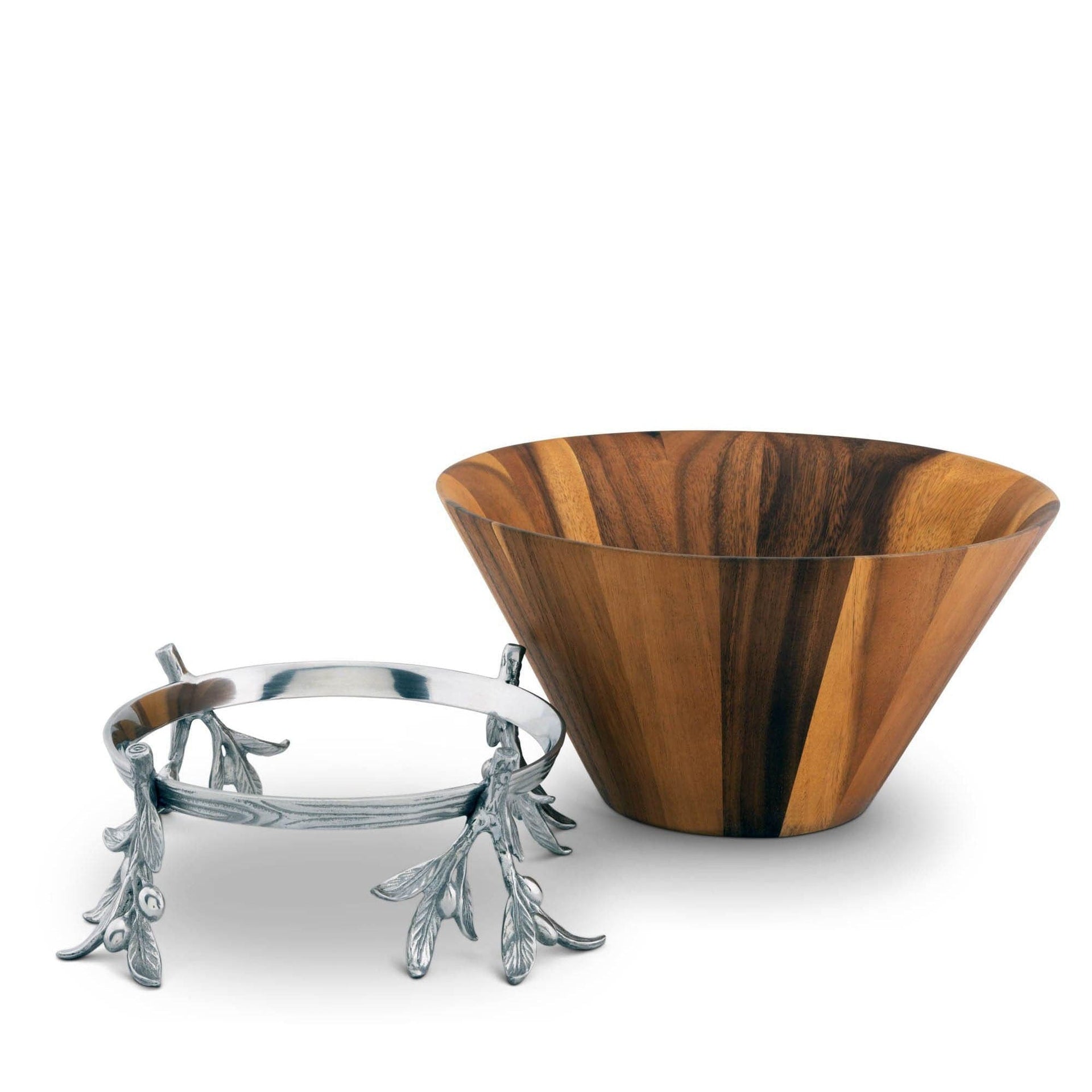Olive Wood Salad Bowl - Arthur Court