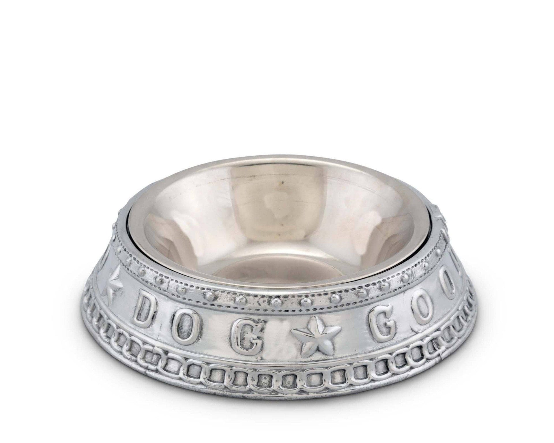 Dog Feeding Bowl Good Dog Crown by Arthur Court Designs