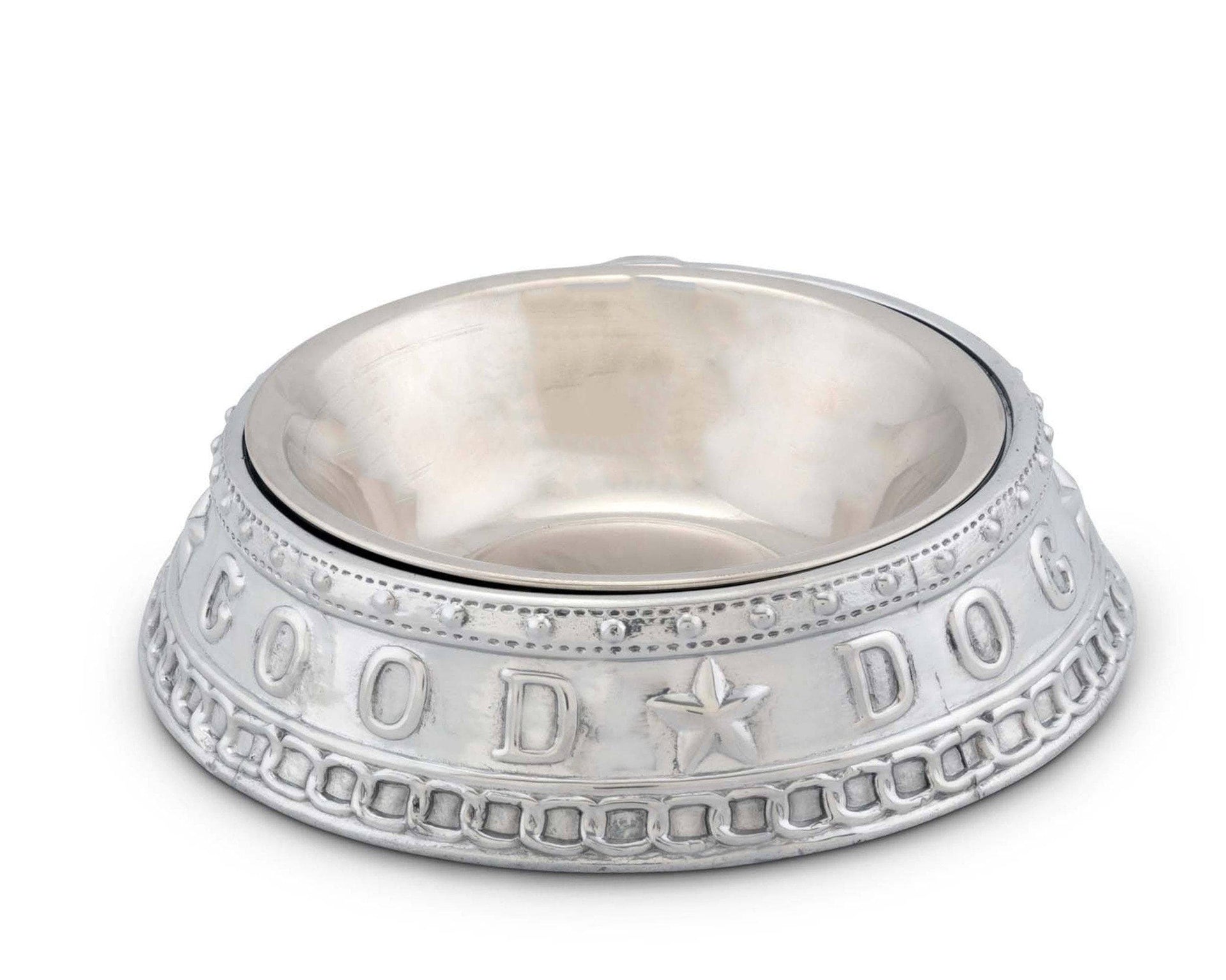 Dog Feeding Bowl Good Dog Crown by Arthur Court Designs