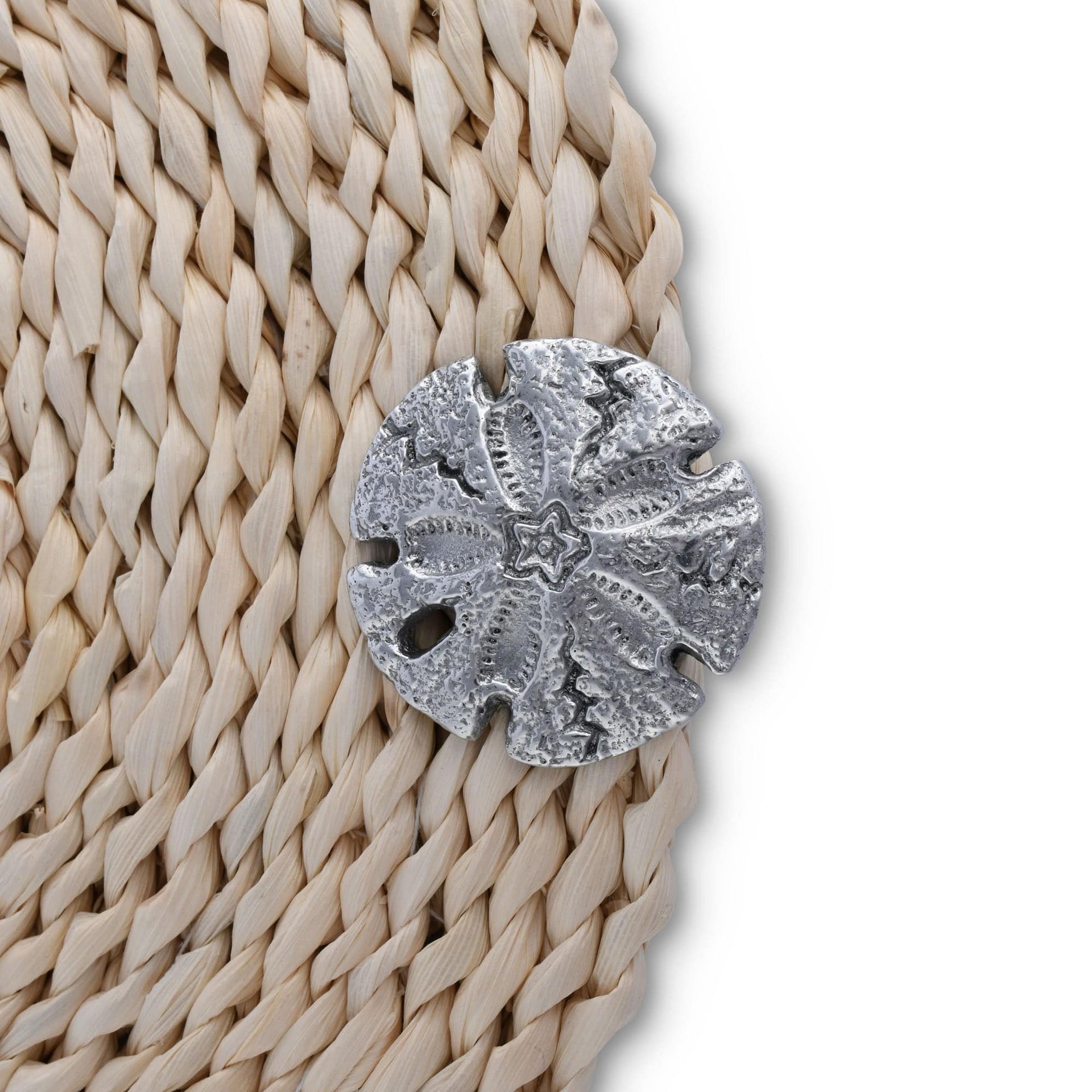 Sand Dollar Twisted Seagrass Placemats - Set of 4 by Arthur Court Designs