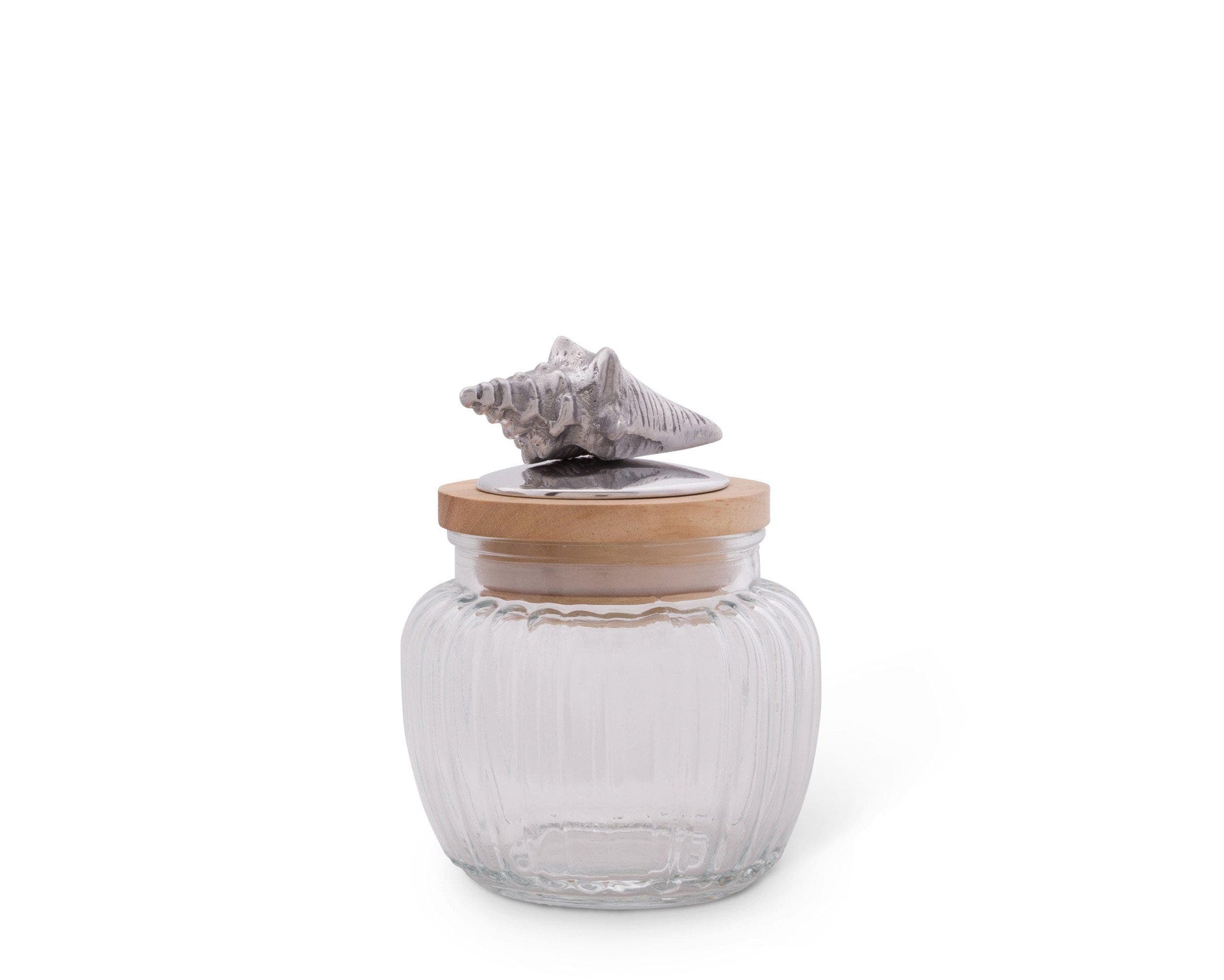 Shell Glass Canister by Arthur Court Designs