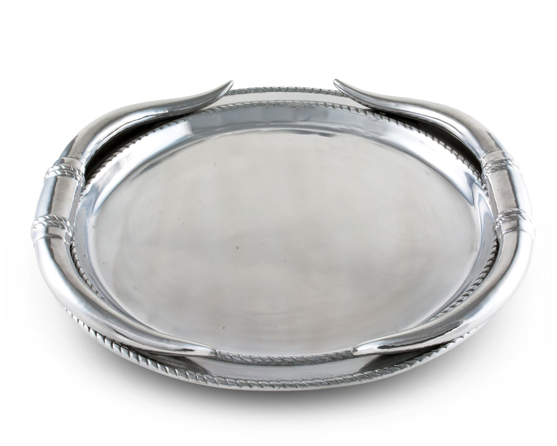 Longhorn Oval Platter by Arthur Court Designs