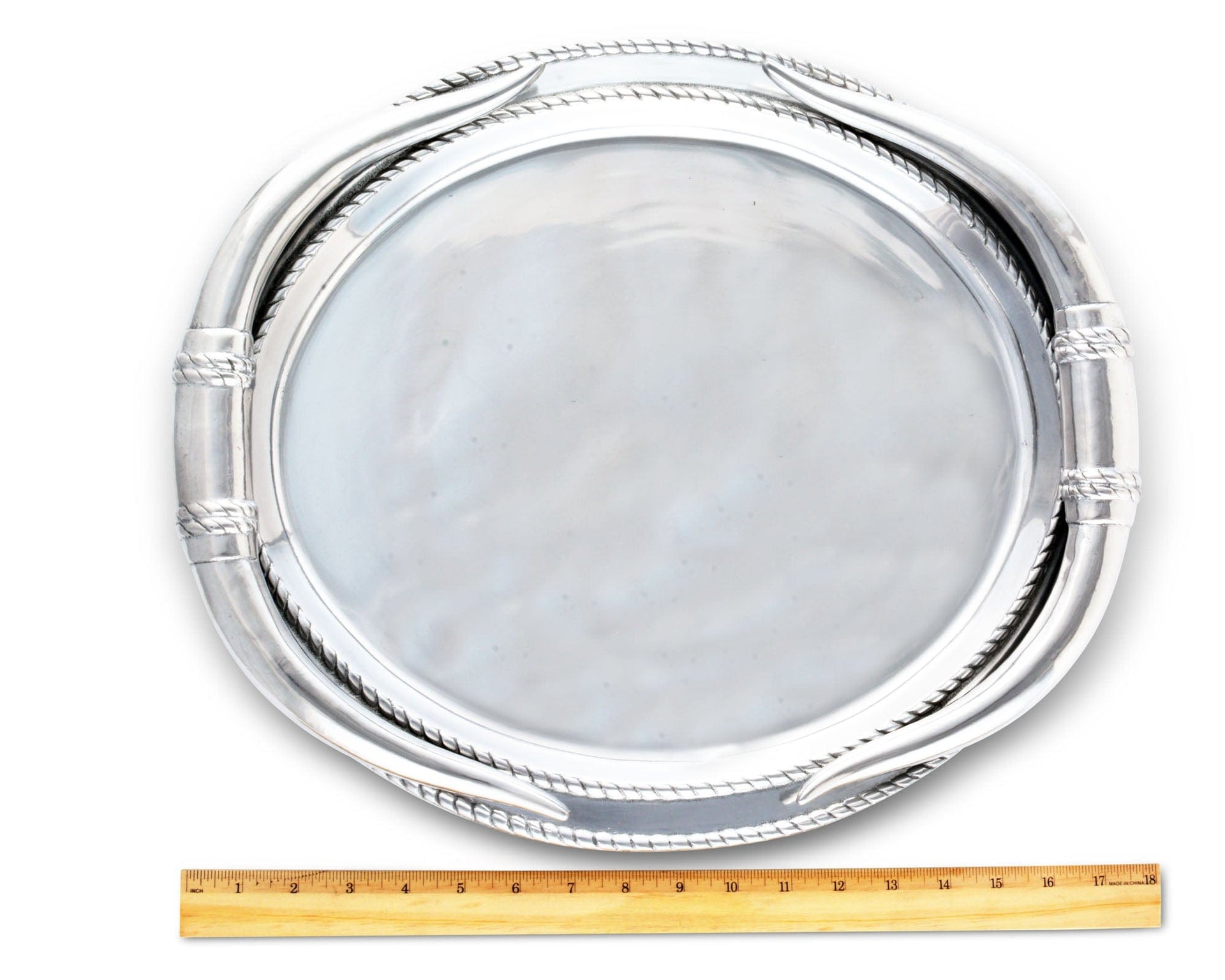 Longhorn Oval Platter by Arthur Court Designs