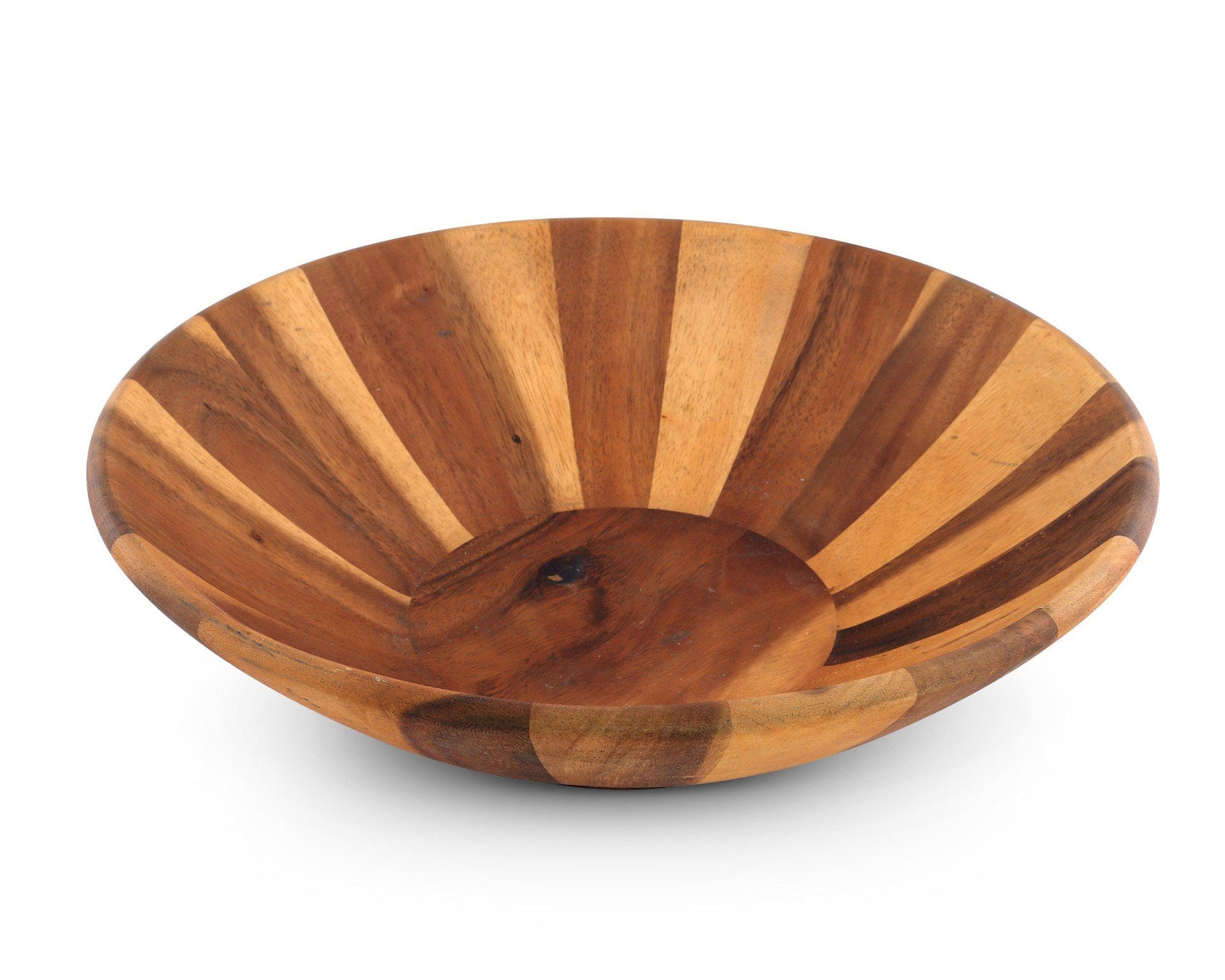 Wok Style Wooden Acacia Salad Bowl Extra Large by Arthur Court Designs