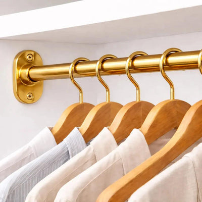 Closet Rod – Unlacquered Polished Brass