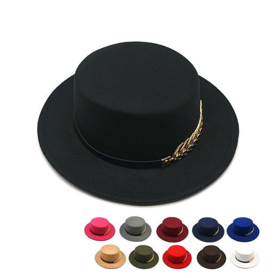 Autumn Winter Women Men Vintage Fedora Women's Foldable Short Brim Floppy Hat Gentleman Elegant Warm Hats Lady Party Luxury Caps Classic Summer Beach Sun Hat
