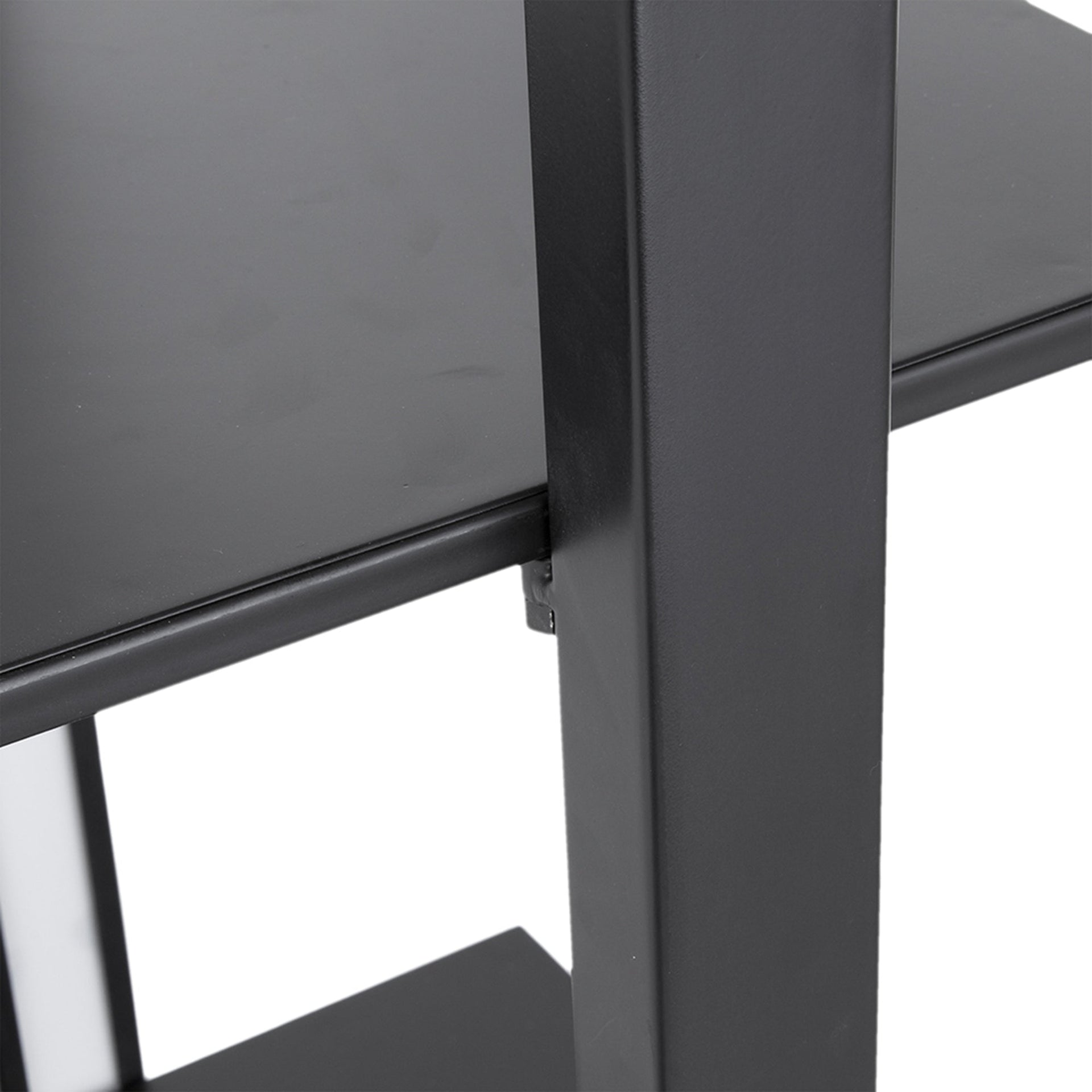 16.5x17x74' Two Tiered Vertical Shelving Stand with Light (Not include Bulb)