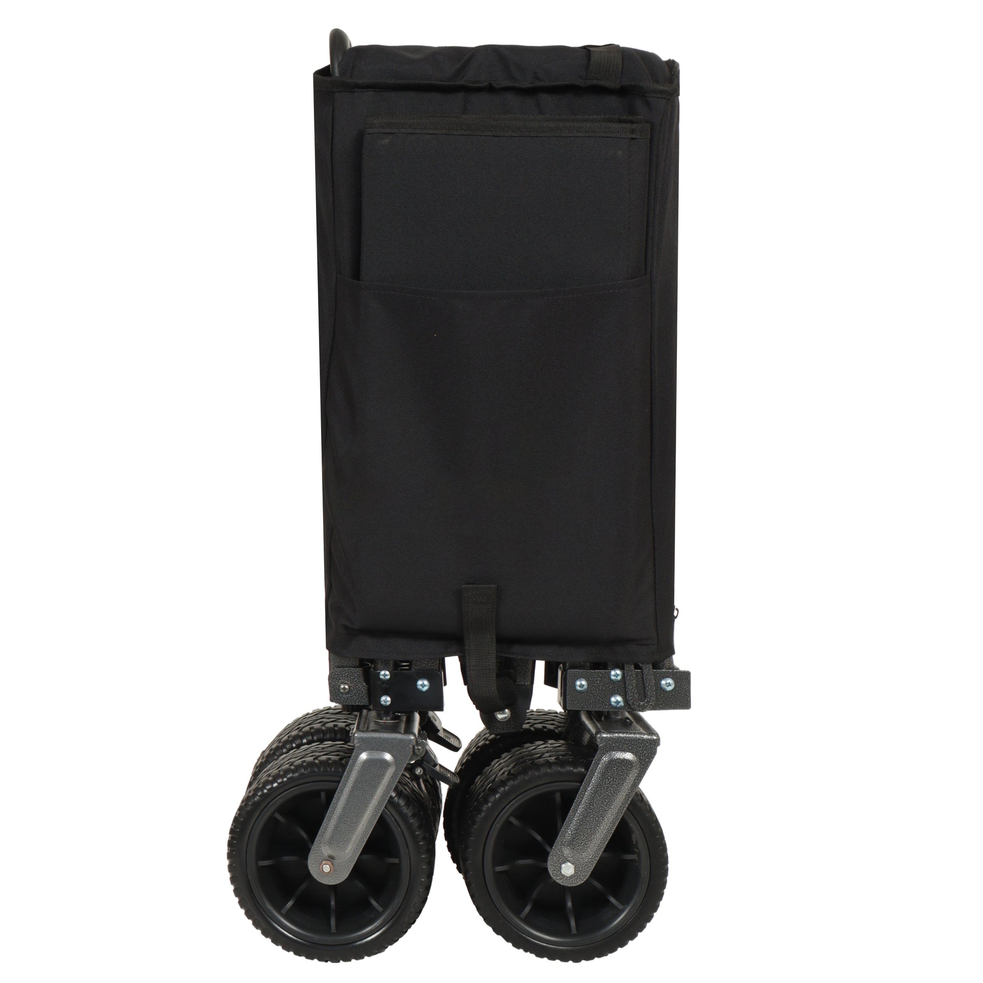 Collapsible Folding Wagon 300L,49' Extra Long Collapsible Wagon with Tailgate, All-Terrain 7'x 4' Big Wheels,Beach Wagon Cart Heavy Duty 400LBS Foldable Foldable Beach Wagon for Garden Sports Camping