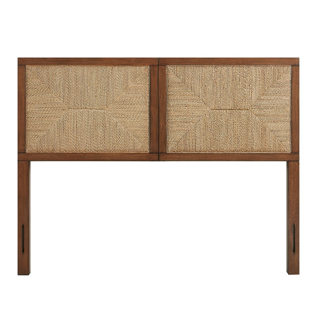 Seagate Handcrafted Seagrass Headboard Queen by INK+IVY