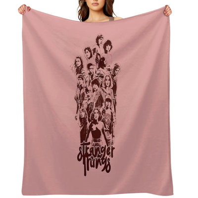 3 Times Stranger Throw Blanket