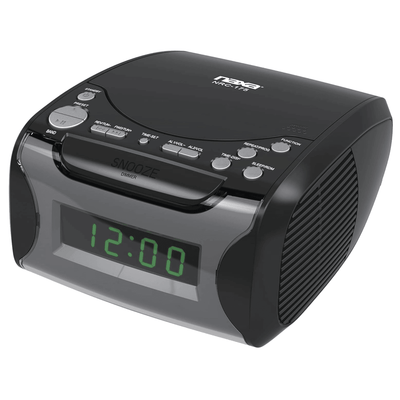 Naxa Dual Alarm Clock Radio CD Player - Refurbished