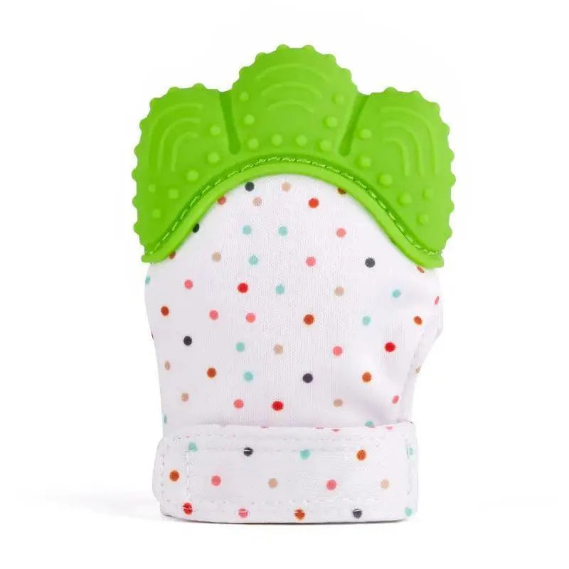 Baby Silicone Mitts Teething Mitten Glove Sound Teether Newborn Chewable Nursing Mittens Teether Natural Stop Sucking Thumb Toy