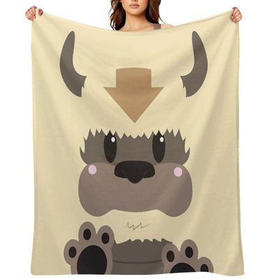 Appa Block Throw Blanket