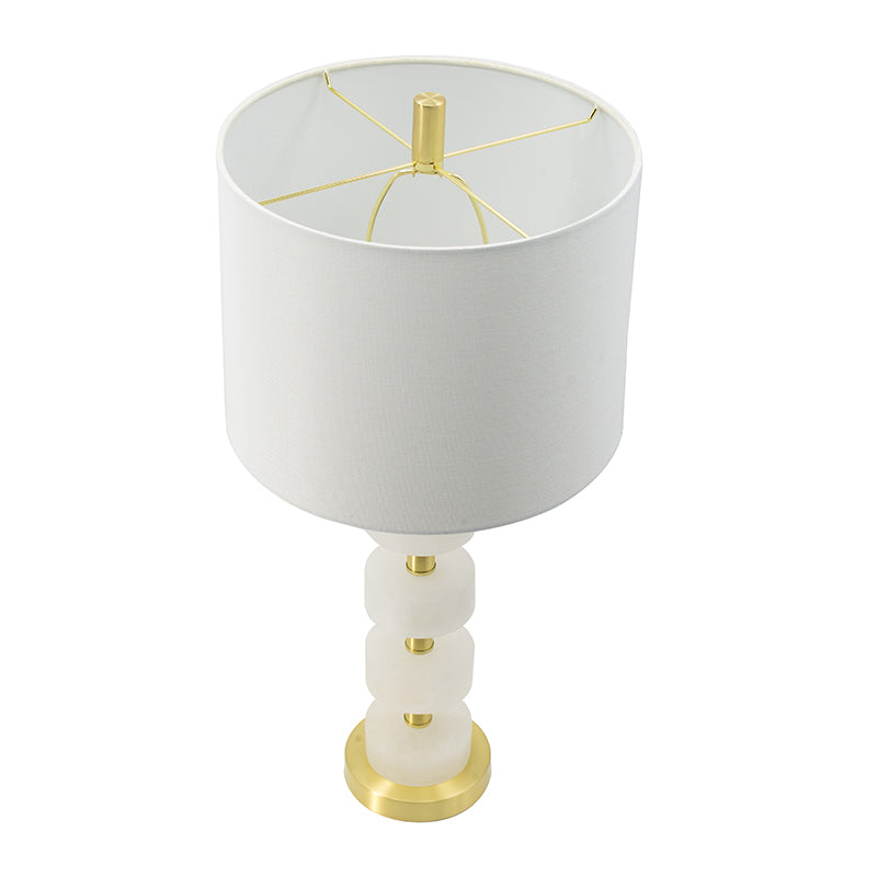13x13x26' Marble Table Lamp